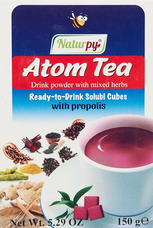 Naturpy Atom Tea Propolis Ready to Drink Cube Shaped 150 Gr