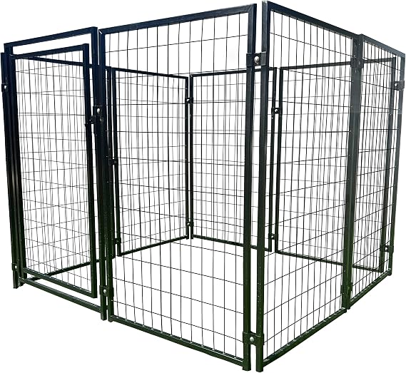 ALEKO Steel Dog Kennel Playpen (5 x 5 x 4 ft)