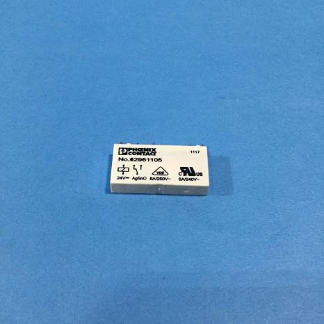 Phoenix Contact 2961105 REL-MR-24DC/21 Plug-in Miniature Power Relay with Power Contact, 1 Change, 24 V DC Input