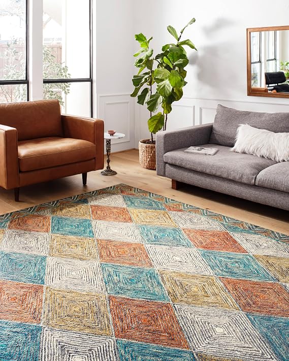 Loloi II Spectrum Collection SPE-02 Sunset/Ocean 5'-0" x 7'-6" Area Rug