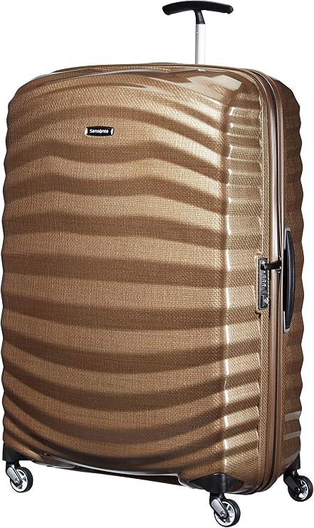 Samsonite Lite-Shock - Spinner XL Suitcase, 81 cm, 124 L, Brown (Sand)