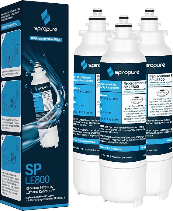 SpiroPure Refrigerator Filter Replacement for LT800P 9490 ADQ73613401S (3)