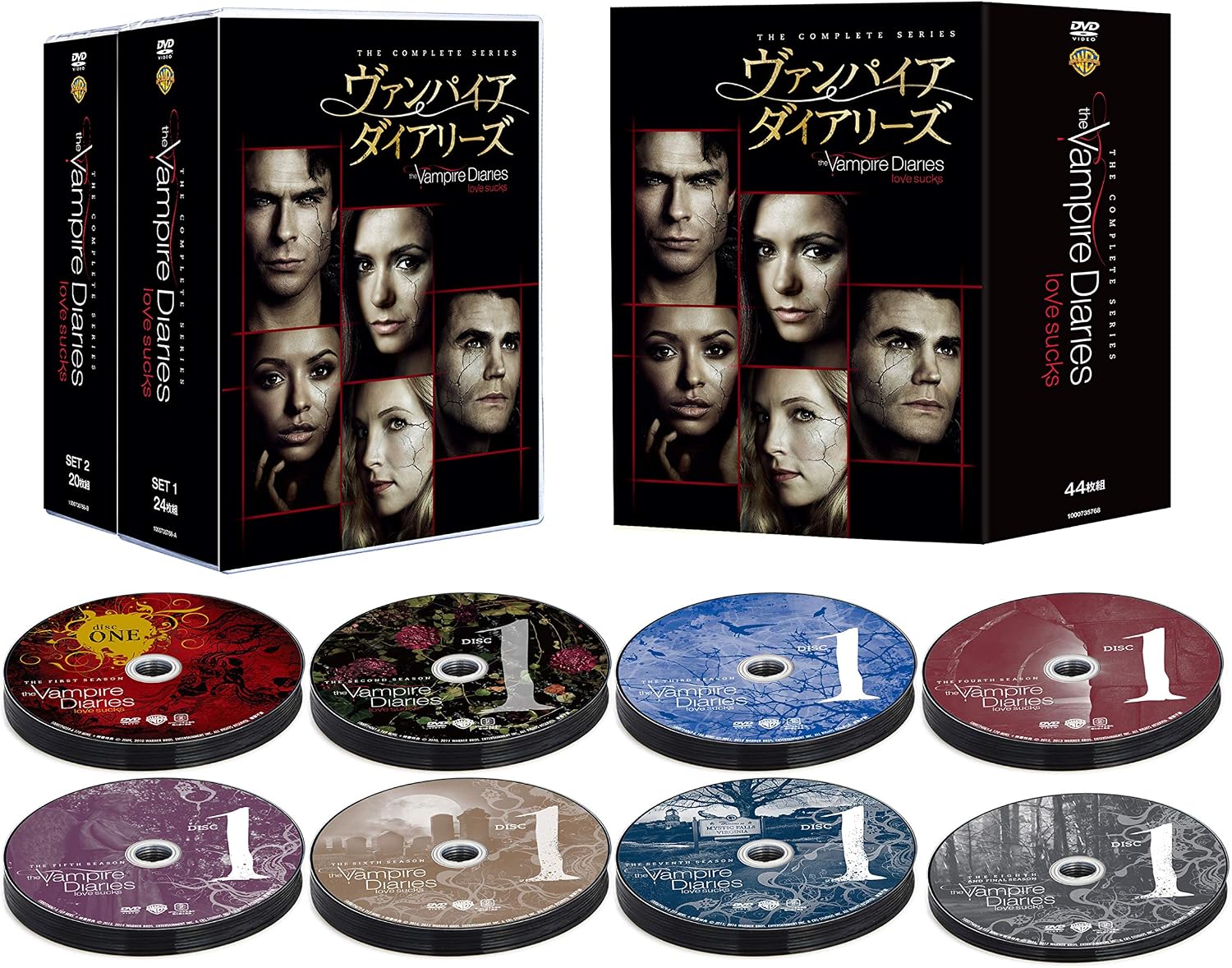 Vampire Diaries 1st-8th Season DVD Full Volume Set 44 Pieces