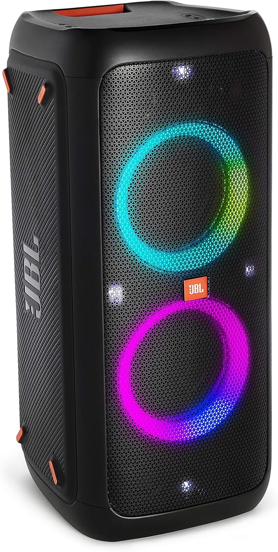 JBL PARTYBOX300JN Bluetooth Speaker, Wireless, Microphone Input, Guitar Amplifier Input, Black