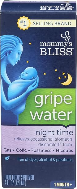 Mommys Bliss, Gripe Water Night Time, 4 Fl Oz