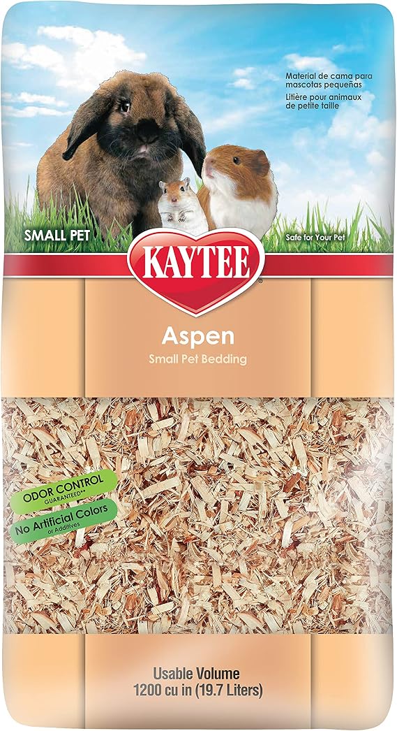 Kaytee Aspen Bedding for Small Animals, 19.7 Liter