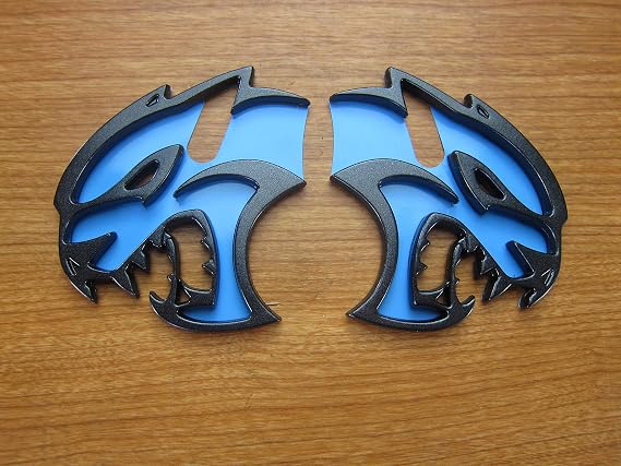 Dodge Charger Challenger SRT Hellcat Front Left & Right Fender Badges