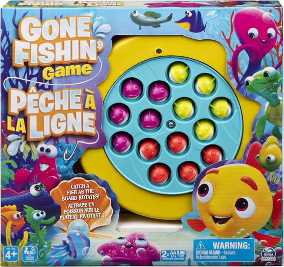 Spin Master Games 6061501 Gone Fishing Board Game for Kids and Families