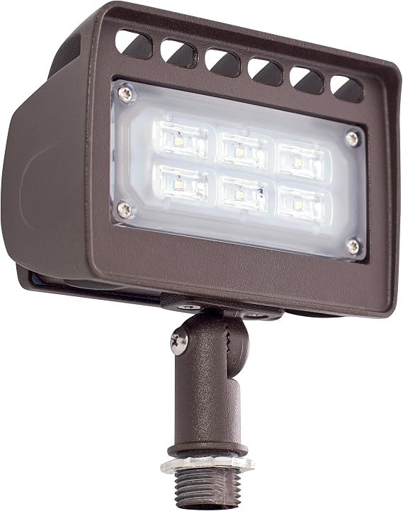 Westgate Lighting 12V LED Flood Light with Knuckle Mount - Best Security Floodlight Fixture for Outdoor Yard Landscape Garden Lights - Safety Floodlights - UL Listed (12W 3000K Warm White)