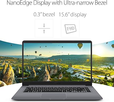 ASUS 2019 VivoBook F510QA Thin & Lightweight Laptop, 15.6 FHD WideView, AMD Quad Core A12-9720P Processor, 8GB RAM, Dual Hard Drive 128GB SSD 1TB HDD, USB 3.0, USB Type C, Windows 10 in S Mode