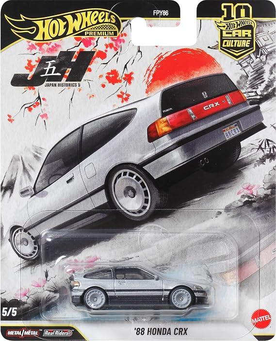 Hot Wheels 88 Honda CRX Car Culture 1:64 ölçekli, JKF13