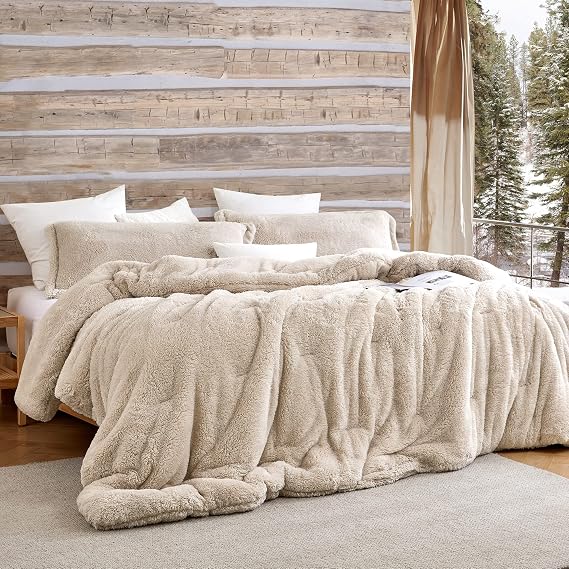 Coma Inducer Full Oversized Comforter - The Original Plush - White Sand