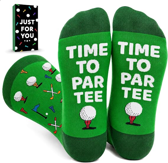 ZAGKOO Funny Golf Socks for Men - Cool Gifts for Golfers