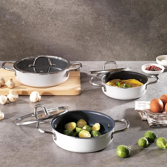 Schafer Everyday 3 lü Sahan Seti 6 Parça-Krem