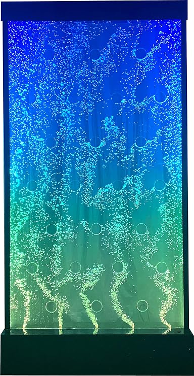 LED Full Color Lighting Bubble Wall, 40" Wide x 79" Tall, Fountain Floor Panel Display, for Home or Commercial Use