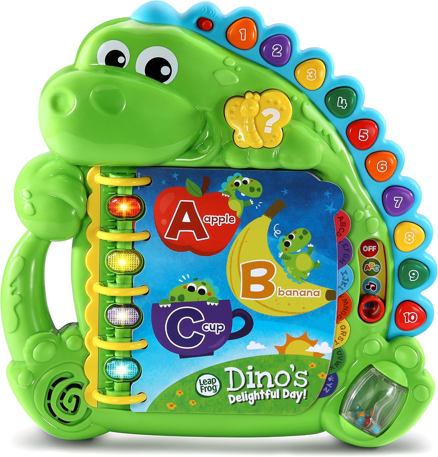 リープフロッグ ダイノの絵日記 Abcと123を学ぼう Dino Delightful Day Book