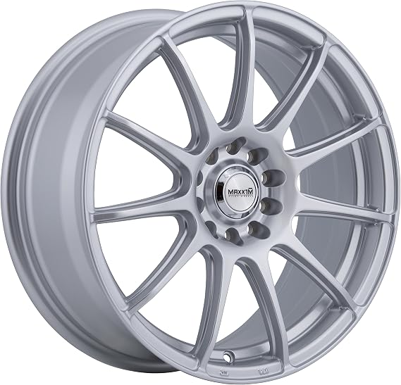 Maxxim WINNER Silver Wheel with Painted Finish (15 x 6.5 inches /5 x 100 mm, 38 mm Offset)