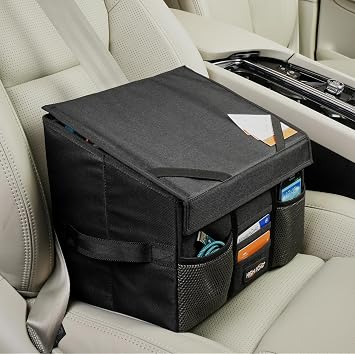 High Road Carganizer Front Seat Car Office Organizer and Mobile Office Work Truck Organizer with Filing Dividers and Desk Top Cover | Front Seat, Mobile Office, Filing Dividers, Desk Top Cover