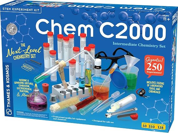 Thames & Kosmos 640125 Chemistry C2000, Blue