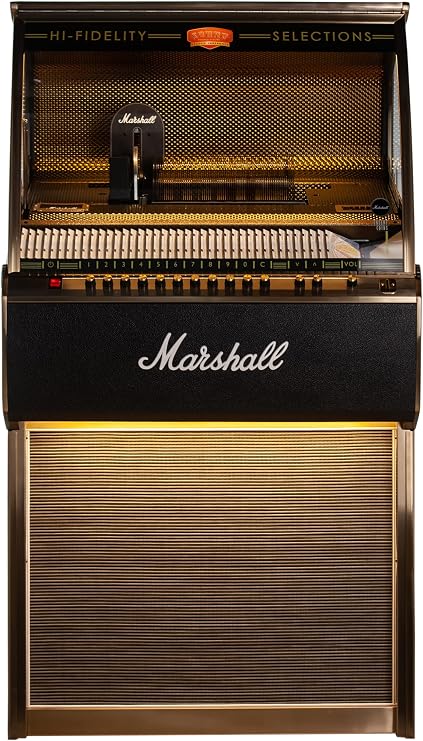 Marshall Full Size CD Jukebox with Bluetooth - Holds 80 CDs