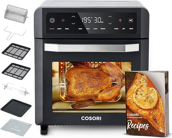 Cosori Air Fryer Oven 12L for family, Black
