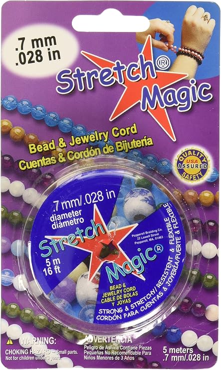 Pepperell 0.7mm Stretch Magic Bead and Jewelry Cord, 5m
