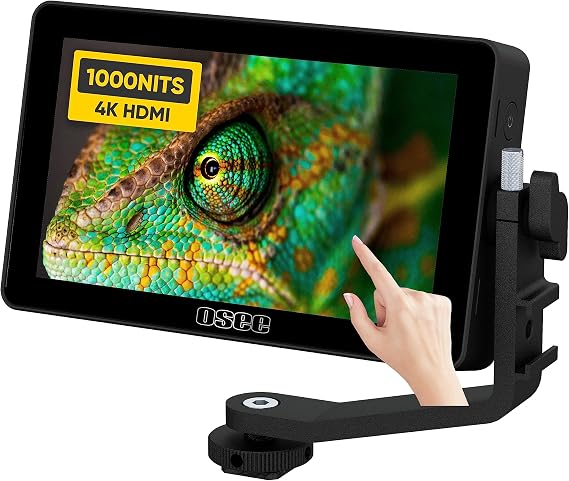 osee Lilmon 5 1000 Nits High-Bright 5.5 inch Touch Screen DSLR Camera Field Monitor with 3D LUT HDR 4K HDMI in and Out Exposure Focus Assist Waveform Monitor