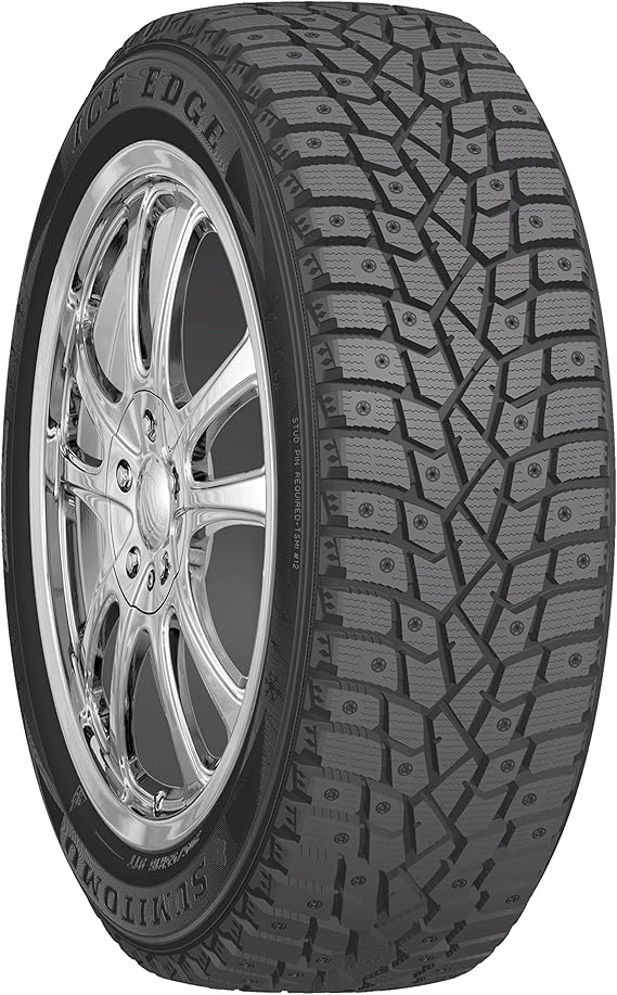 Sumitomo Ice Edge 205/65R16 95T | Passenger Touring Studdable Winter Traction 95T Rated Standard Load Radial Construction Black Sidewall Tire