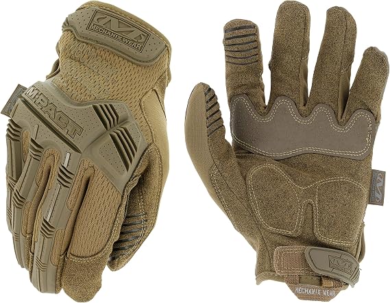 Mechanix Wear M-Pact Tactical Gloves, Brown, Large