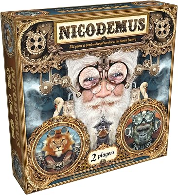 Bombyx Nicodemus - Resource Management Strategy Board Game,, Ages 14, 2 Players, 45 Min