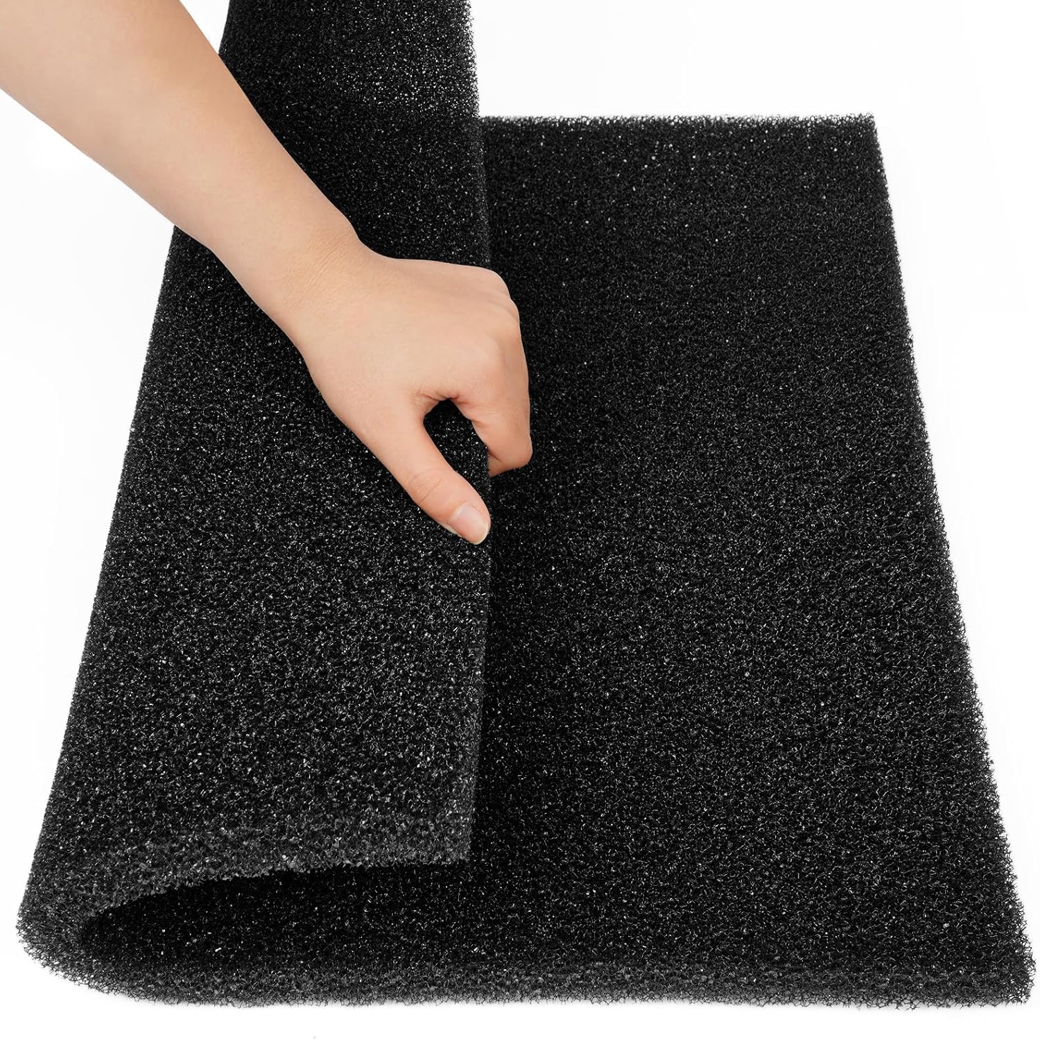Aquarium Filter Sponge Pad, Filter Media Floss Foam Sponges, Filter Accessories for Fish Tanks and Ponds Water Filtration 47 x 47 x 2 cm, 20PPI