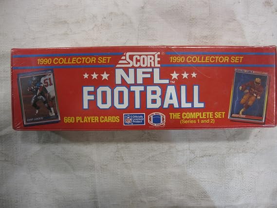 1990 Score Football Cards Factory Set