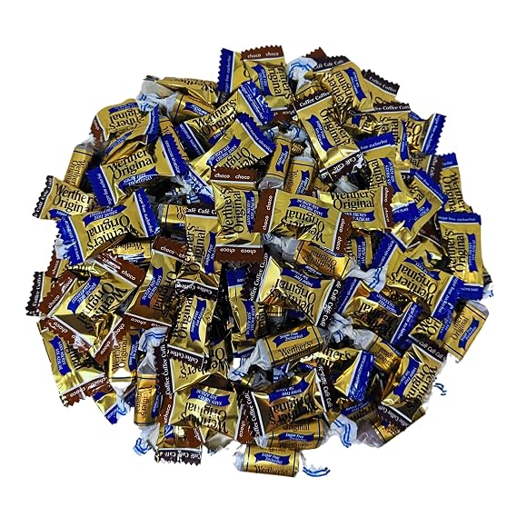Werther's Original Sugar Free Candy Assortment, 4 Flavors, 1 Lb | Smooth Creamy Taste, Satisfying Hard Candy Texture, Sugar Free Treat, Individually Wrapped, Great For Sharing & Snacking