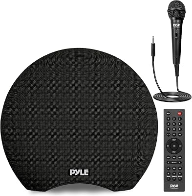 Pyle Portable Waterproof Bluetooth Speaker - 280 Watt Max Output Power, Wireless Music Streaming, Rechargeable Battery, MP3WMAFLAC Digital Audio File Support, Remote Control Battery Operated