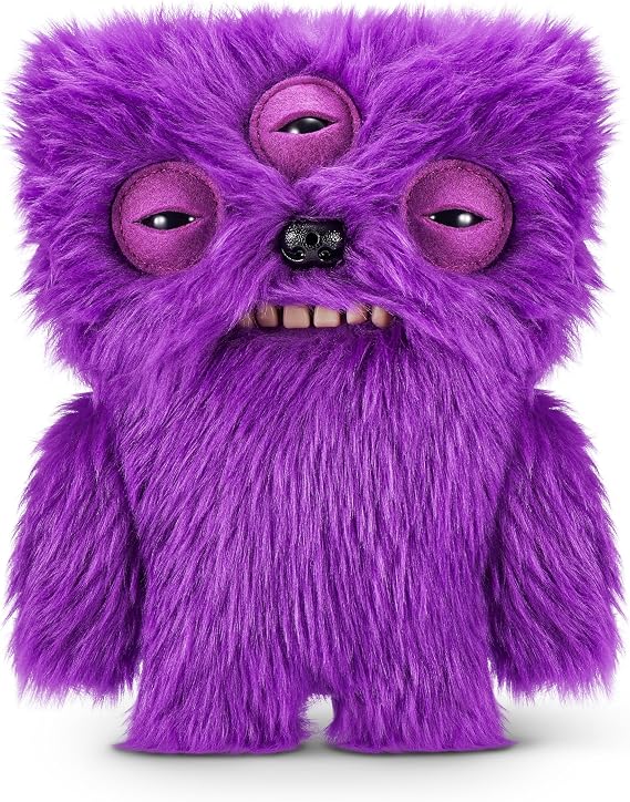 Fuggler Fart Face 9-inch by ZURU, Funny Ugly Monster Plush Toy, Soft Doll Plushies for Kids and Adults (Alien)