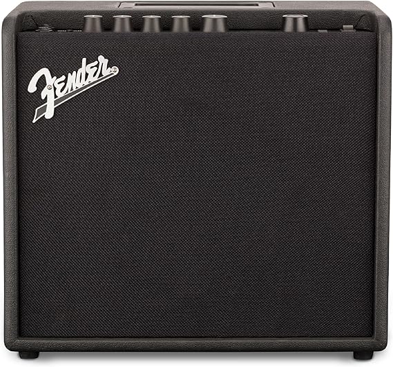 Fender Mustang LT25 Guitar Amplifier, 25-Watt Digital Modeling Combo Amp with 8" Speaker, 30 Presets, Color Display, USB & Headphone Output,