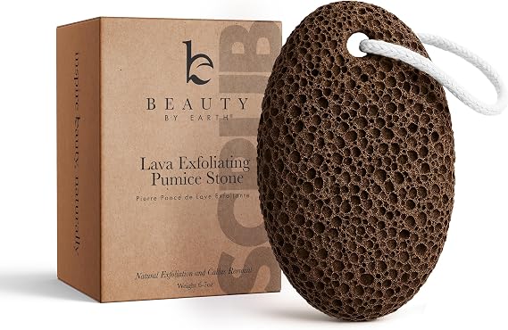 Pumice Stone for Feet - Natural Lava Stone Foot Exfoliator | Callus Remove for Feet, Hands & Dead Skin, Foot Scrubber for Pedicure & Cracked Heels