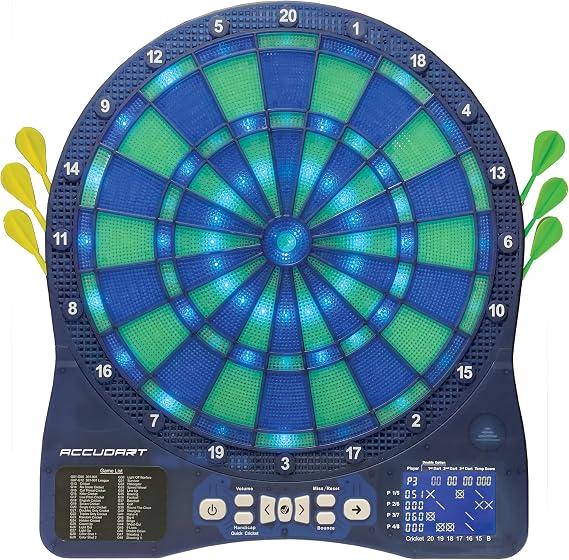 Accudart Light FX 2000 Electronic Dartboard with LED