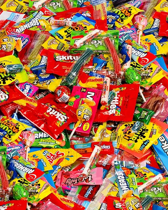 Candy Variety Pack 80+ Ct, 2 LB Bulk Individually Wrapped Assorted Candy