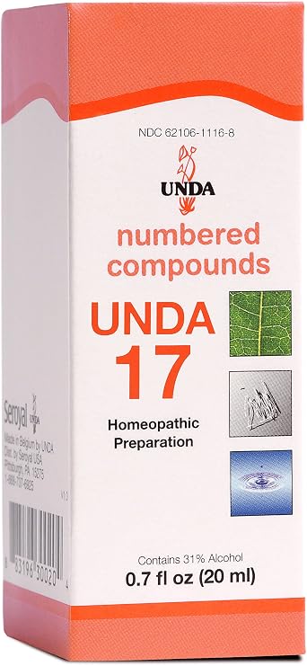UNDA 17 Numbered Compounds, 0.7 fl. oz.