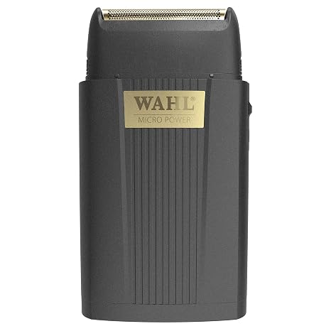 Wahl Professional Micro Power Cordless Finishing Foil Shaver, Model 3027017 | "Cuts to 0.05 mm for Ultra-Close Fades & Neckline Cleanup, 120 Min Runtime, 100 Min USB-C Charge, Bonus Foil & Cutter "