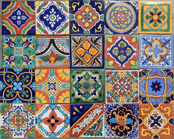 Color y Tradicion 100 Mexican Tile Mix 4x4