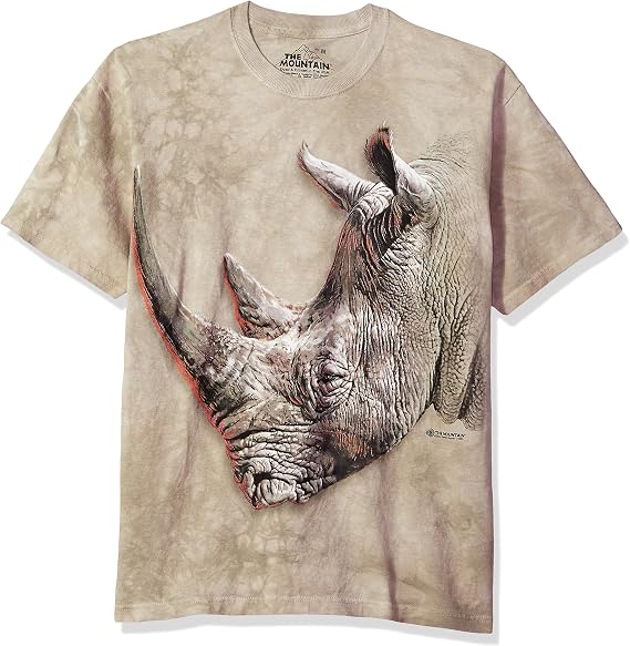 The Mountain Men's White Rhino Tee, Green, Small