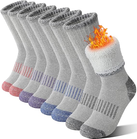 Sandsuced Kids Merino Wool Hiking Socks Winter Warm