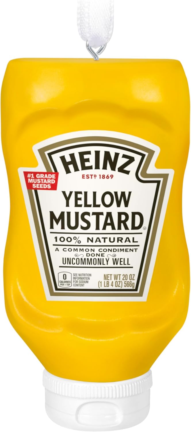 Hallmark Keepsake Christmas Ornament 2024, Heinz Yellow Mustard, Food Gifts