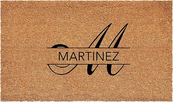 Calloway Mills 110911729 Martinez Personalized Doormat 17" x 29"